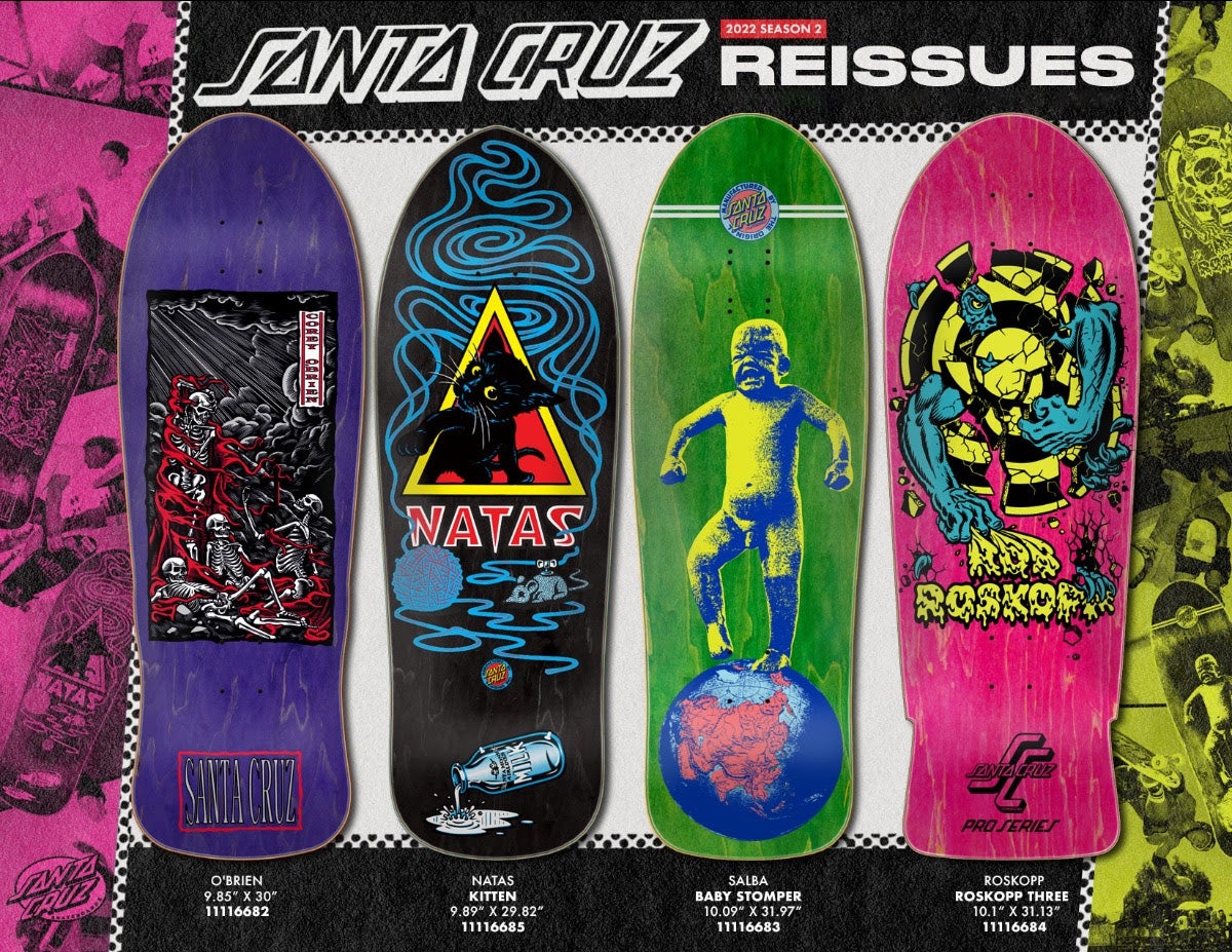 SANTA CRUZ REISSUES '22 SEASON 2 | First Gear Skateshop